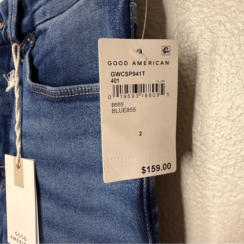 Good American Good Waist Crop Jeans - Picture 4 of 6